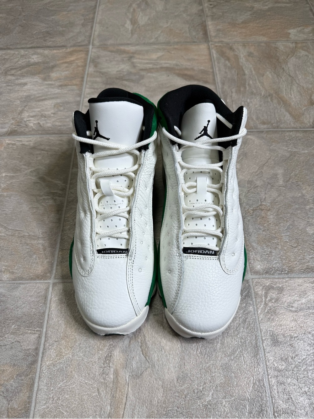 Air Jordan 13 Retro Sail Pine Green GS Boys Shoe Size 6.5Y Green HQ0780-103 NWT
